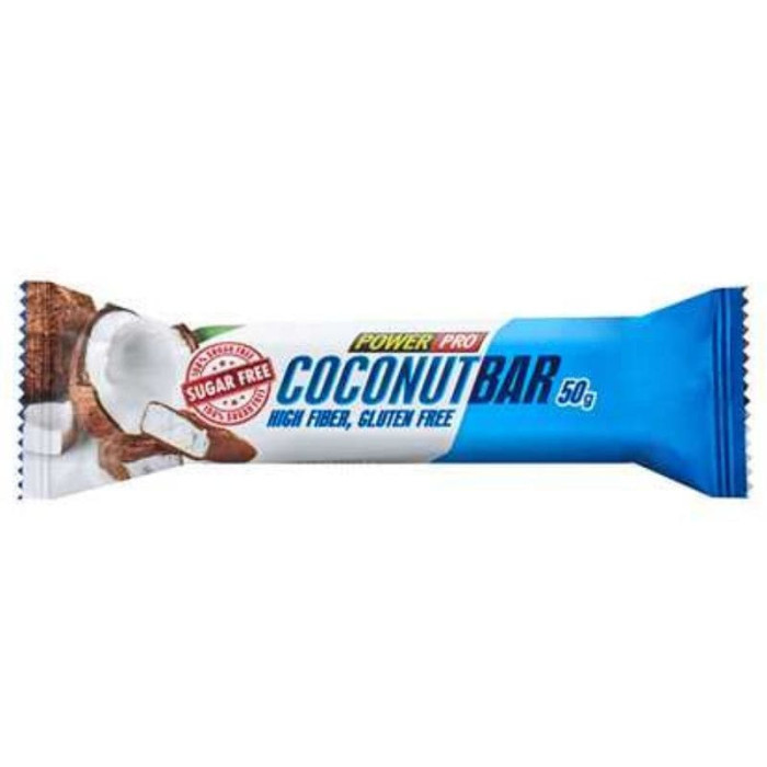 Батончик Power Pro Coconut БЕЗ ЦУКРУ 50 g Кокос