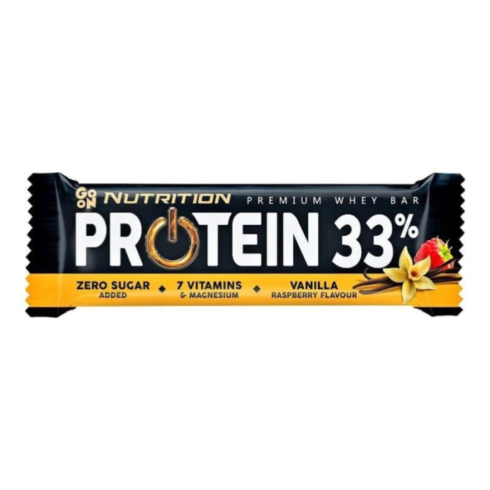 Протеїновий батончик, GoOn, Protein 33%, (малина-ваніль), 50 г, шт