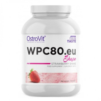 Протеїн WPC80.eu Shape OstroVit 700 g Strawberry shake Полуничний коктейль