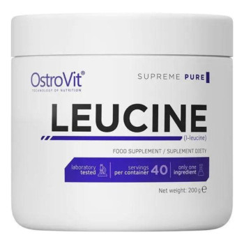 Амінокислоти Leucine OstroVit 200 g Natural Без смаку