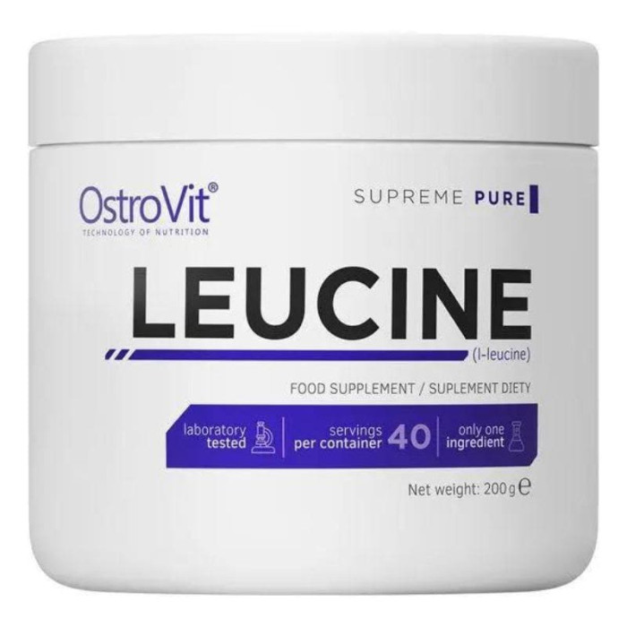 Амінокислоти Leucine OstroVit 200 g Natural Без смаку