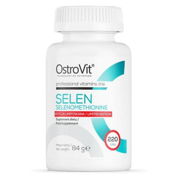 Селен Selen Selenomethionine LIMITED EDITION OstroVit 220 tabs