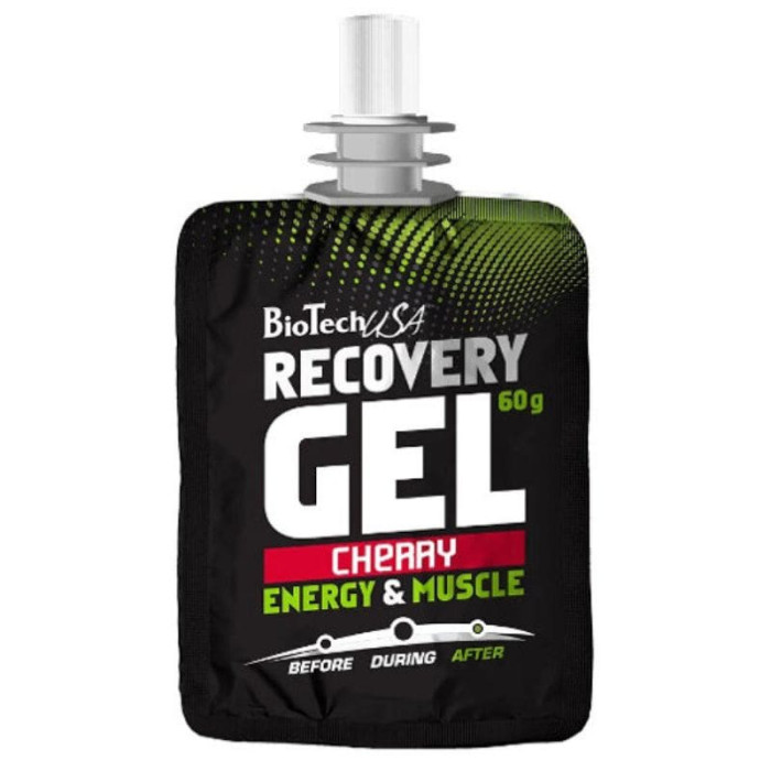 Посттренік Recovery Gel Fiber Mix BiotechUSA 60 g Сherry Вишня
