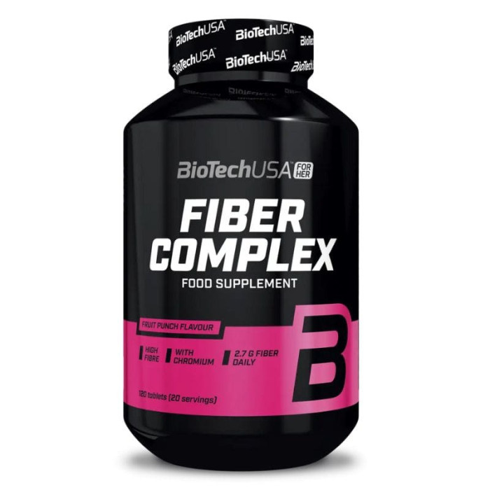 Комплексний жироспалювач Fiber Complex, BiotechUSA, 120 таблеток