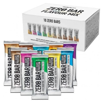 Батончики KIT ZERO Bar Flavour Fiber Mix BiotechUSA 10x50 g