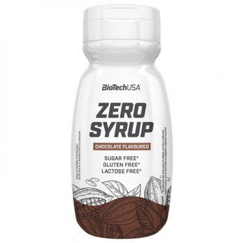 Сироп шоколадний без цукру, Zero Syrup, BioTechUSA, 320 мл, Шоколад