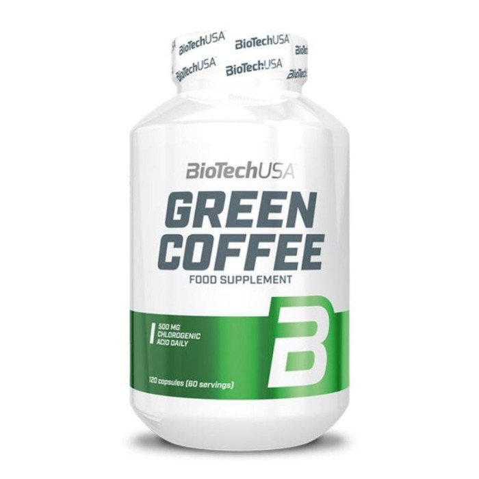 Жироспалювач Green Coffee, BiotechUSA, 120 капс