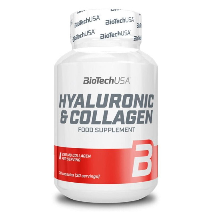 Вітаміни та мінерали Hyaluronic & Collagen, BiotechUSA, 30 капсул