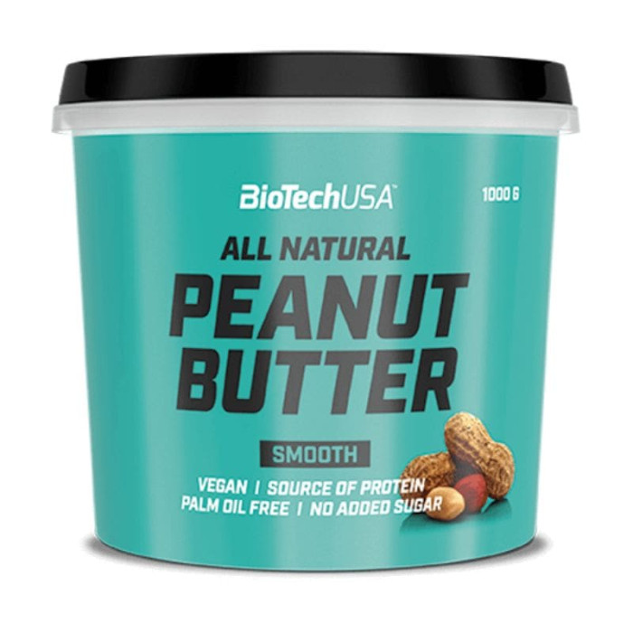 Арахісове масло, Peanut Butter BiotechUSA 1000 г, Паста