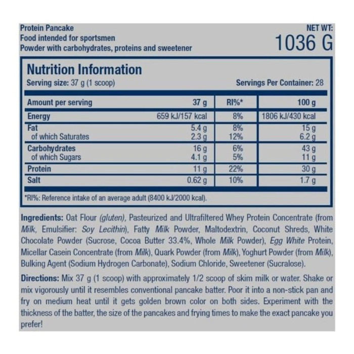 Протеїнові млинці Protein pancake, Scitec Nutrition, 1036 р, Шоколад-банан