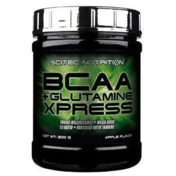 BCAA+Glutamine Xpress SCITEC NUTRITION 300 g Apple Яблуко