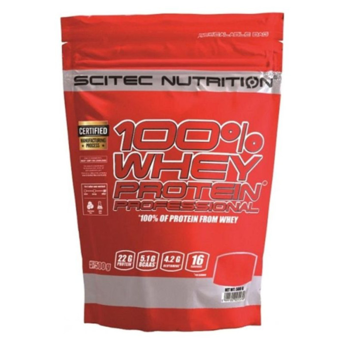 Протеїн, Scitec Nutrition, 100 Whey Protein Professional, (choco-hazelnut), 500 г