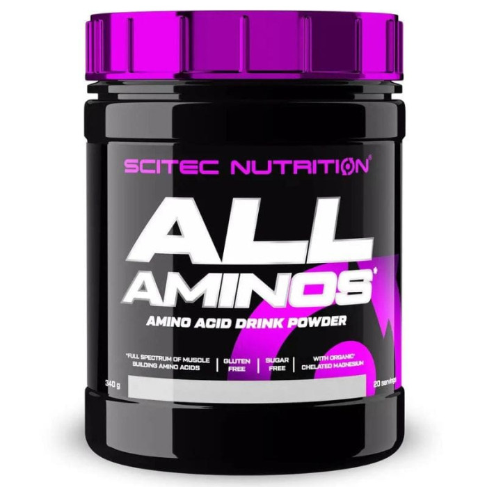 Амінокислоти All Aminos SCITEC NUTRITION 340 g Green tea raspberry Зелений чай малиновий