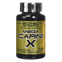 Жироспалювач Mega Carni-X, Scitec Nutrition, 60 капсул