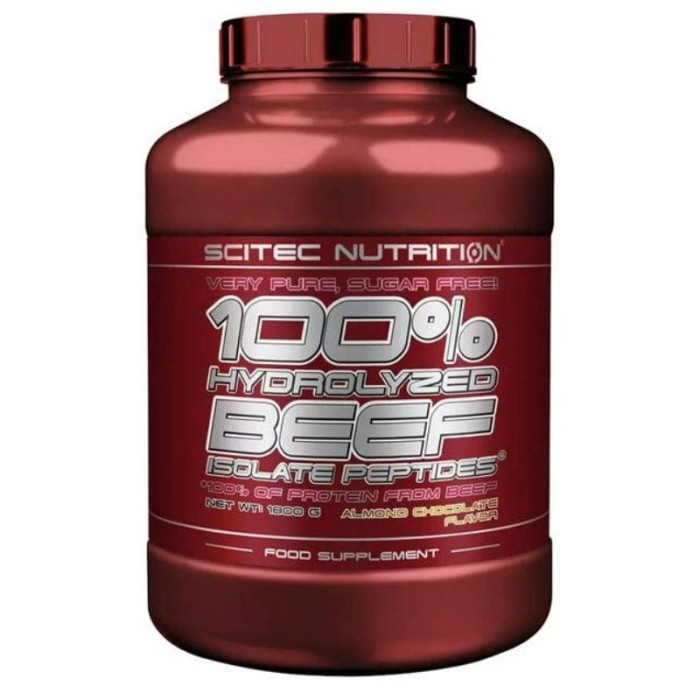 Протеїн 100% Hydro Beef Peptides, Scitec Nutrition, 1800 г, Мигдальний шоколад