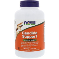 Комплекс для Кишечника, Candida Support, Now Foods, 180 вегетаріанських капсул