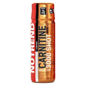 Карнітин Carnitine 3000 Shot Nutrend orange 20x60ml