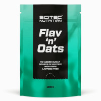 Вівсяні пластівці Flav'n'Oats, Scitec Nutrition, 1000 г, Без смаку