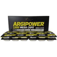 L-аргінін, Olimp Labs, Argipower, mega caps 1500 мг, 30 капсул
