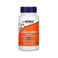 Л карнітин, L-Carnitine, Now Foods, 250 мг, 60 капсул