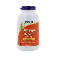 Омега 3-6-9, Omega 3-6-9, Now Foods, 1000 мг, 250 капсул
