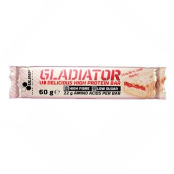 Протеїновий батончик, Olimp Gladiator, полуниця, 60 г