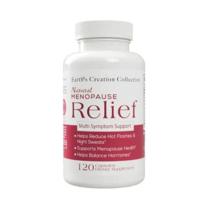 Мультивітаміни жіночі, Natural Factors, Menopause Relief, 120 капсул