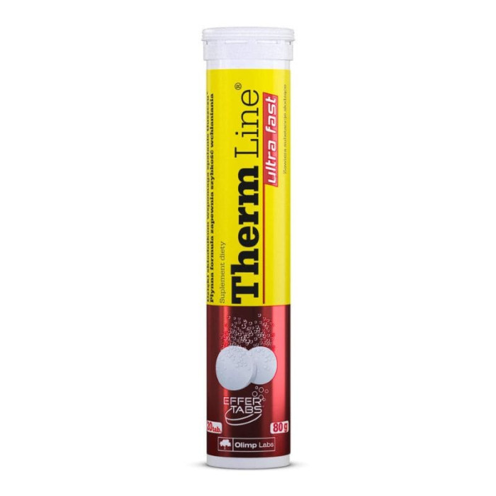 Жироспалювач Therm Line Ultra Fast, Olimp, 20 таблеток, Апельсин