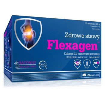 Для суглобів і зв'язок Flexagen, Olimp, 30 пакетиків, Малина