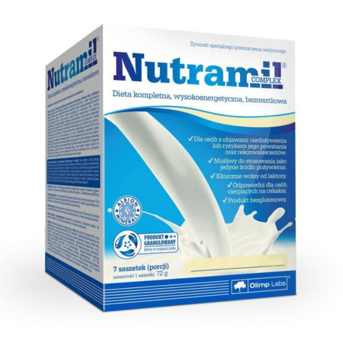 Замінник харчування Nutramil complex OLIMP 7 sashets Натуральний