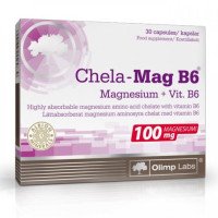Магній хелатний Olimp B6 30 капсул