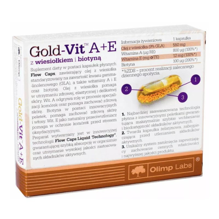 Вітамін A+E Olimp Голд 30 капсул