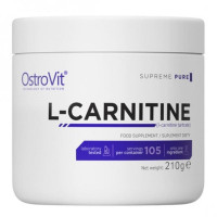 Карнітин L-Carnitine powder OstroVit 210 g Natural Без смаку