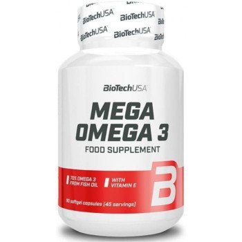 Mega Omega 3 BiotechUSA 90 softgel caps