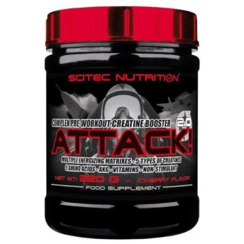 Передтренік Attack 2.0 SCITEC NUTRITION 320 g Сherry Вишня