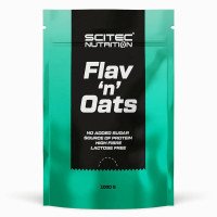 Вівсяні пластівці Flav'n'Oats, Scitec Nutrition, 1000 г, Без смаку