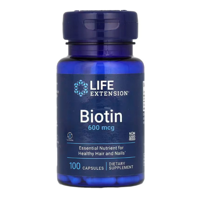Біотин Life Extension 600 мг 100 капсул