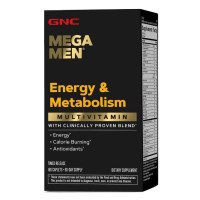 Вітаміни чоловічі GNC Мега Мен енергія та метаболізм 180 капсул