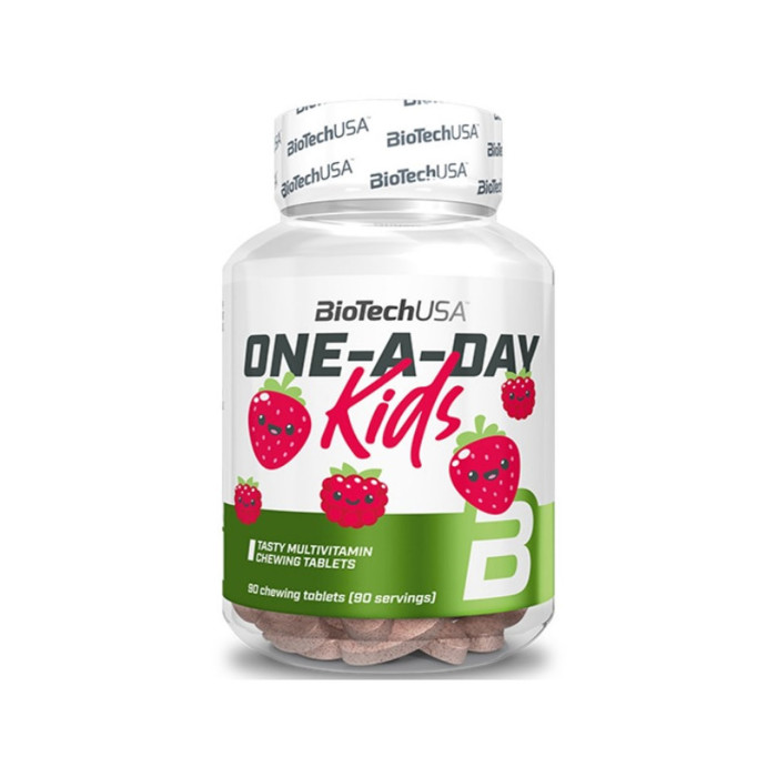 Мультивітаміни дитячі BioTechUSA One-A-Day 90 жувальних таблеток