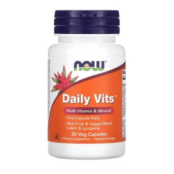 Вітамінно-мінеральний комплекс Now Foods Daily Vits 30 капсул