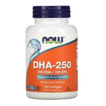 ДГК Now DHA 250 мг 120 капсул